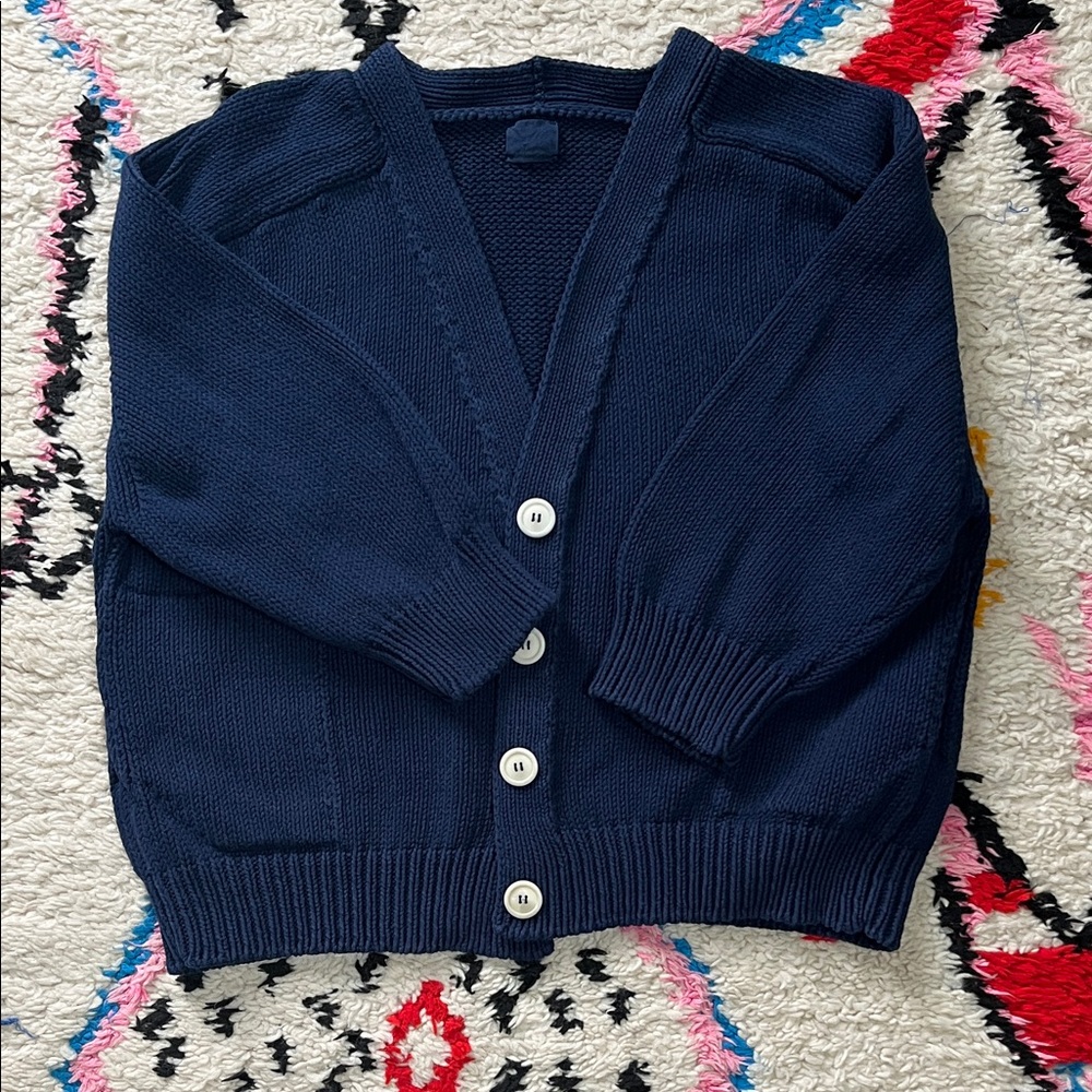 Babaa No 55 Navy Blue Cardigan